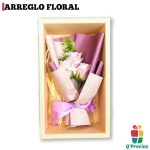 Arreglo Floral Rosado de Jabon
