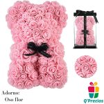 Oso de Flores Color Rosado