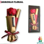 Rosa Roja Suelta de Jabon