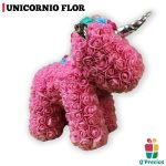 Unicornio de Flores Rosado